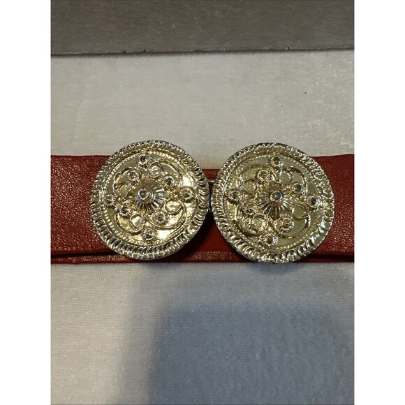 Vintage 80’s Gold Tone Medallion Belt Buckle main image 13